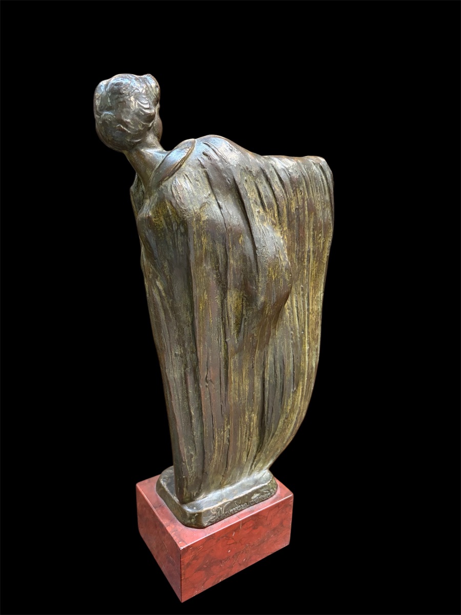 Bronze Statue From The Art Deco Period -photo-4