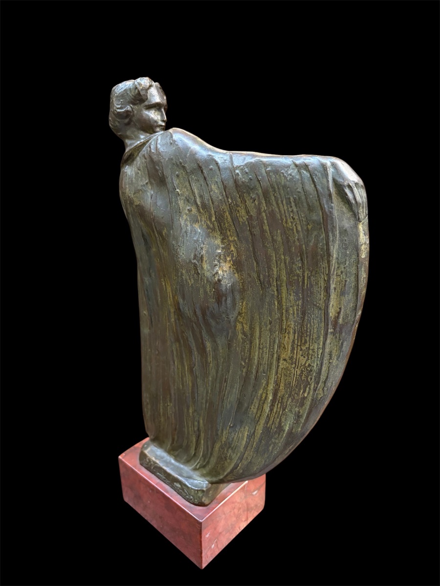 Bronze Statue From The Art Deco Period -photo-4