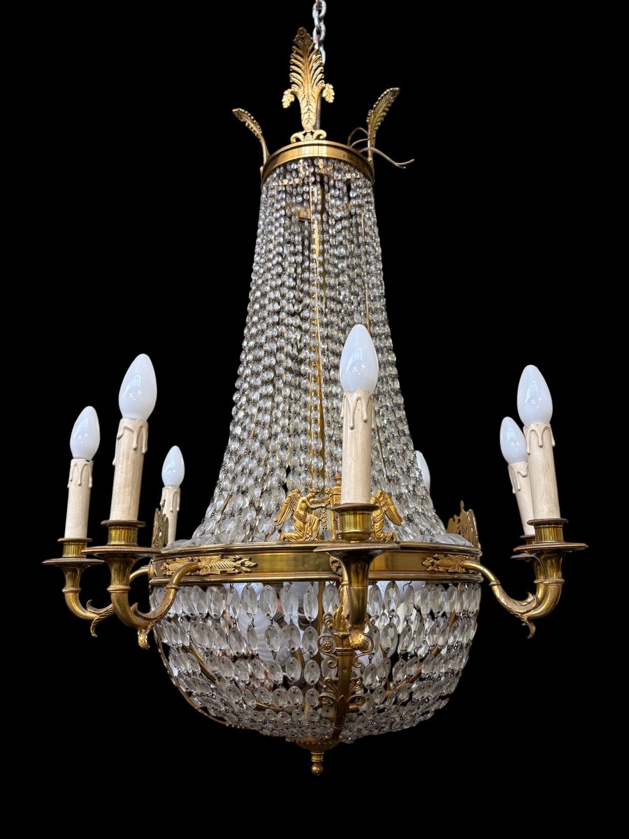 Empire-style Sac à Perle Chandelier