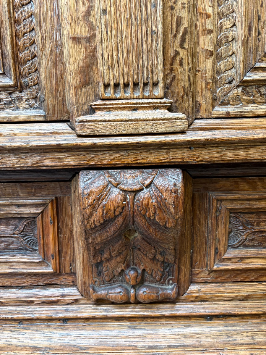 Two-part Renaissance Cabinet, Circa 1650 -photo-8