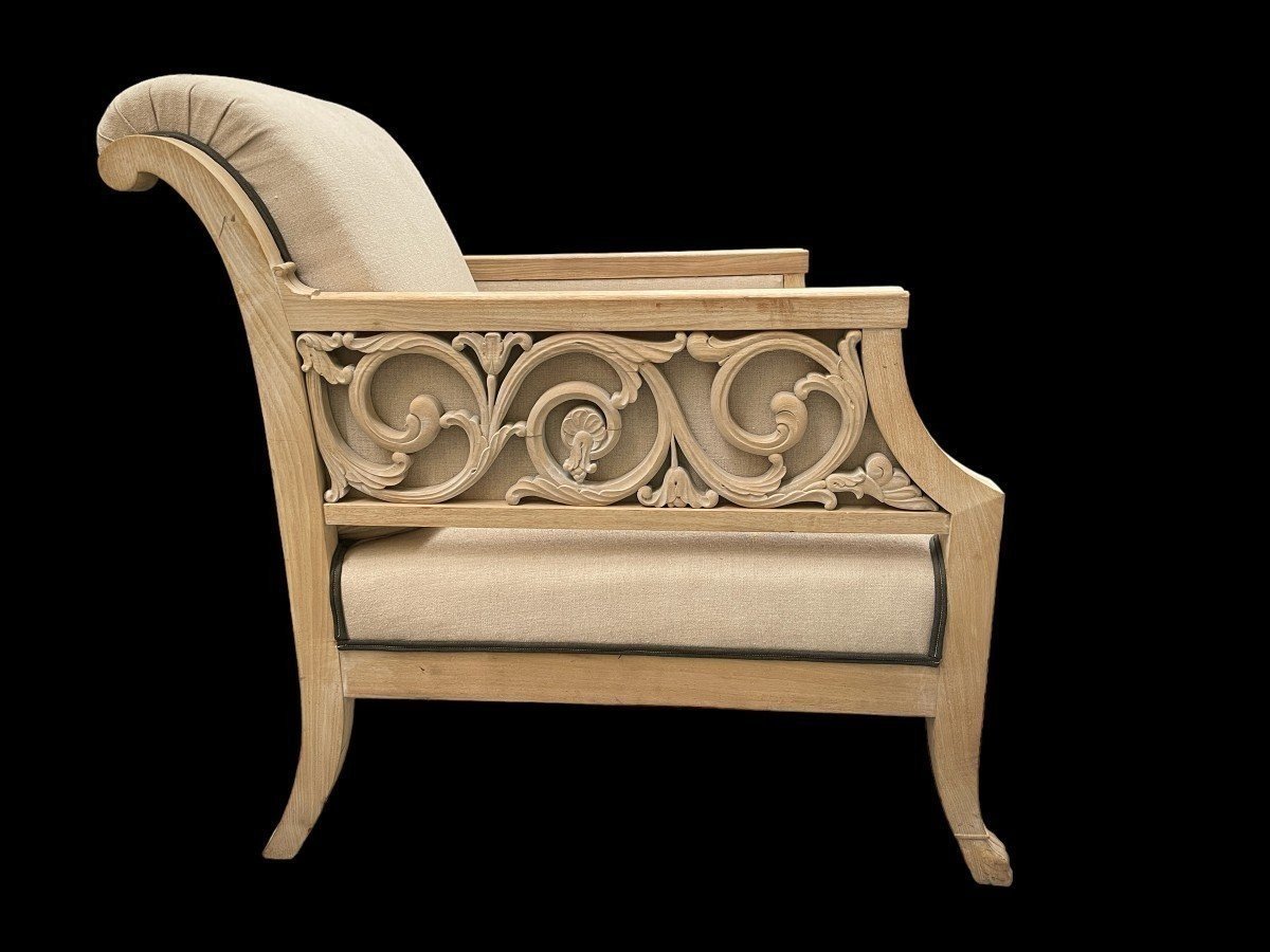 Pair Of Signed Danish Designer Armchairs From The 1940s.