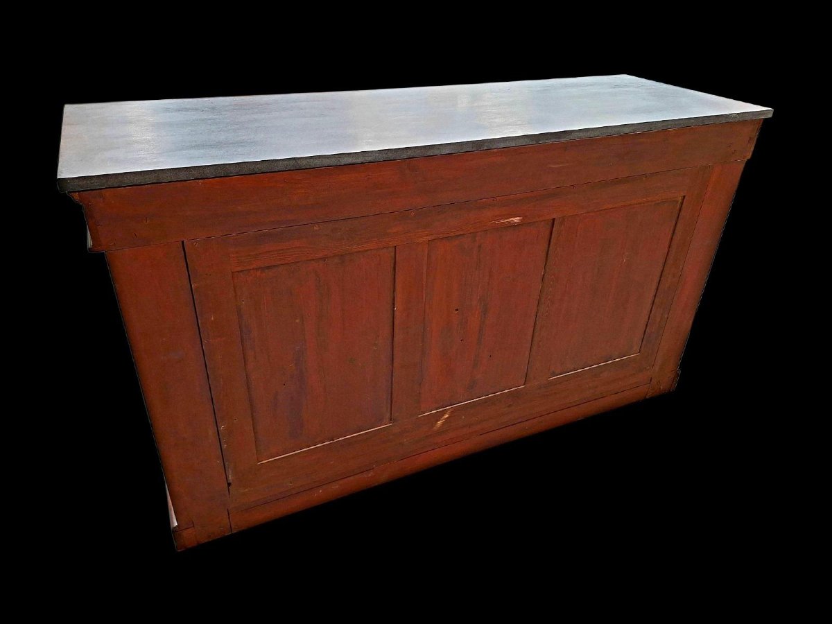 Pair Of Empire-style Mahogany Side Tables, 19th Century-photo-8