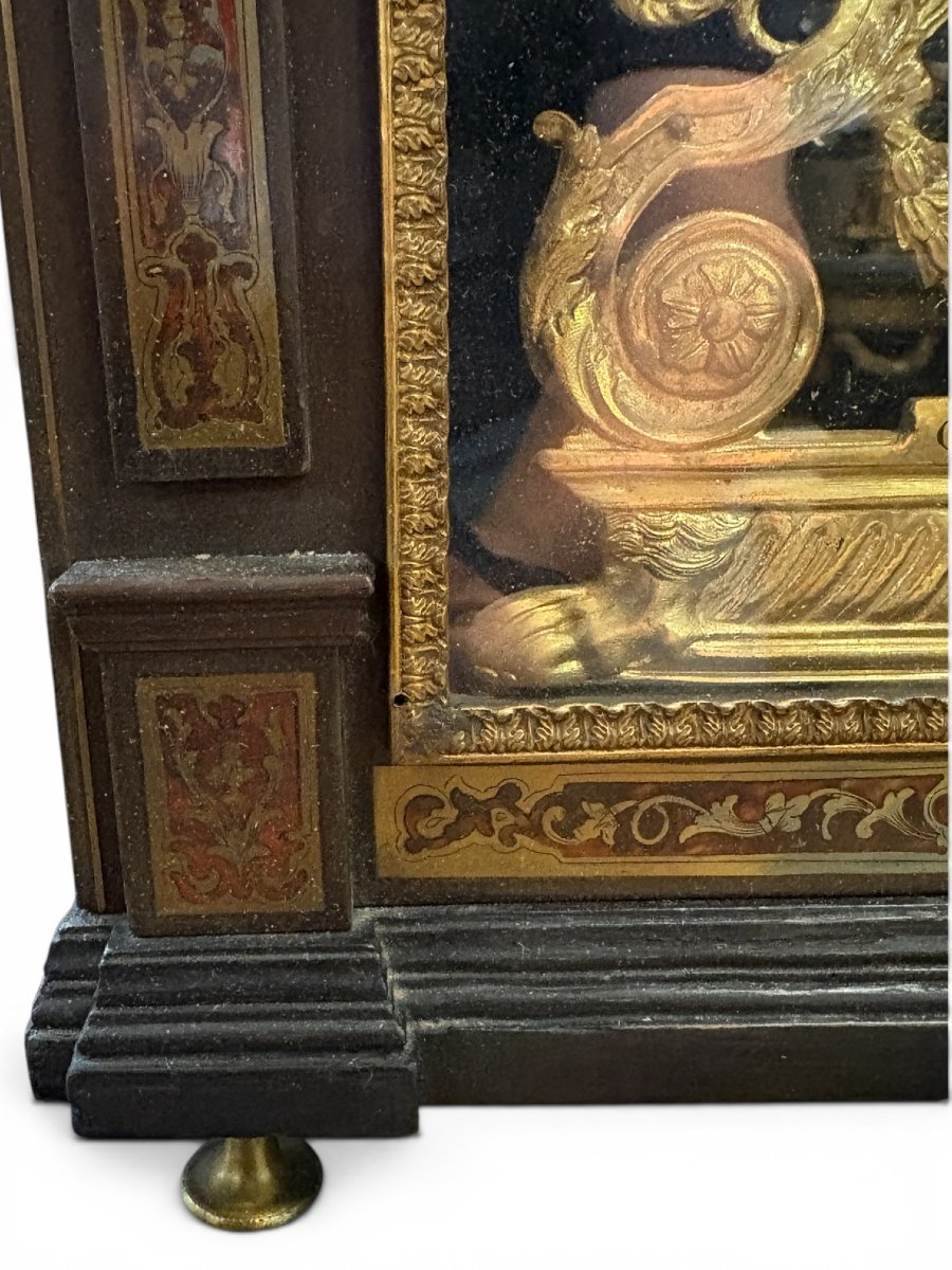 Cartel Religieuse en marqueterie de boulle 19ème.-photo-2