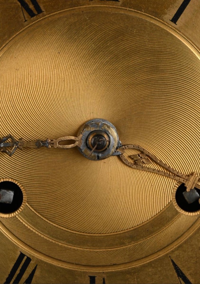 Grande pendule portique ( 64,5 cm ) de style Empire, XIXe siècle-photo-2