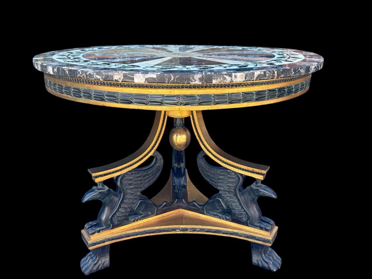 A Lovely Empire-style Pedestal Table, 1830–1840-photo-2