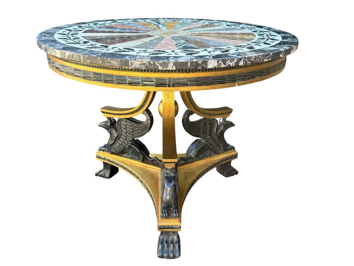 A Lovely Empire-style Pedestal Table, 1830–1840-photo-3