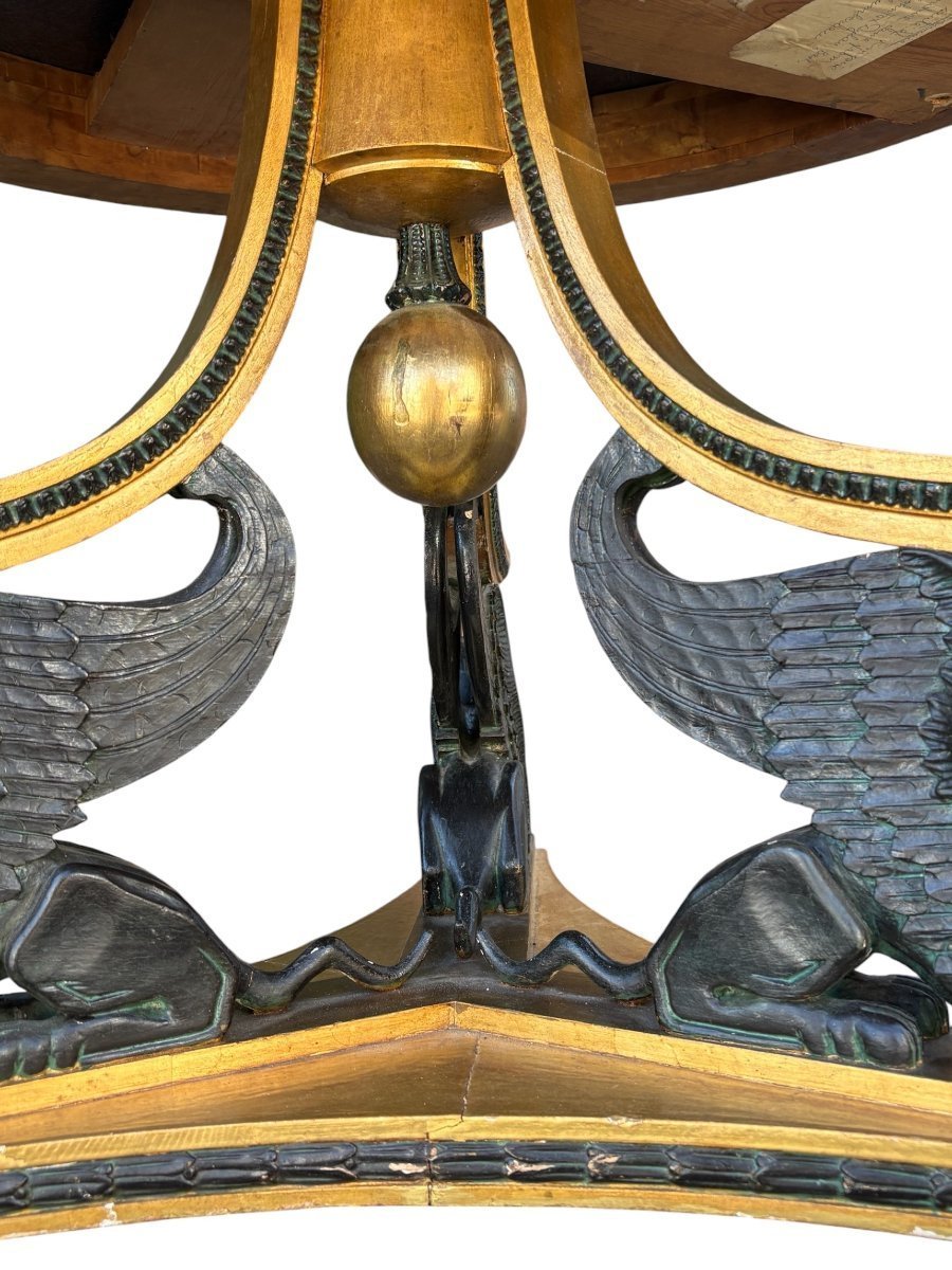 A Lovely Empire-style Pedestal Table, 1830–1840-photo-2