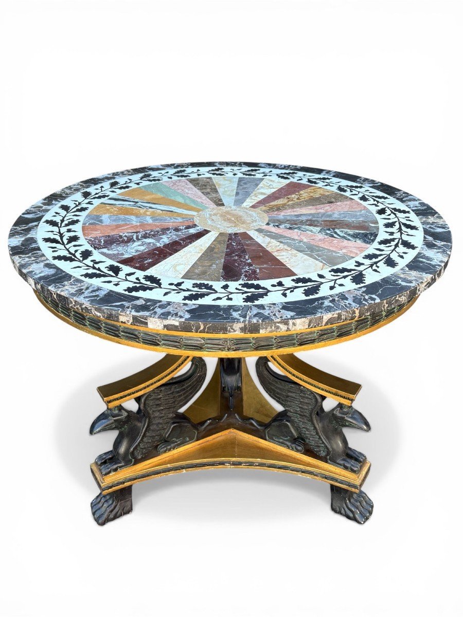 A Lovely Empire-style Pedestal Table, 1830–1840-photo-5