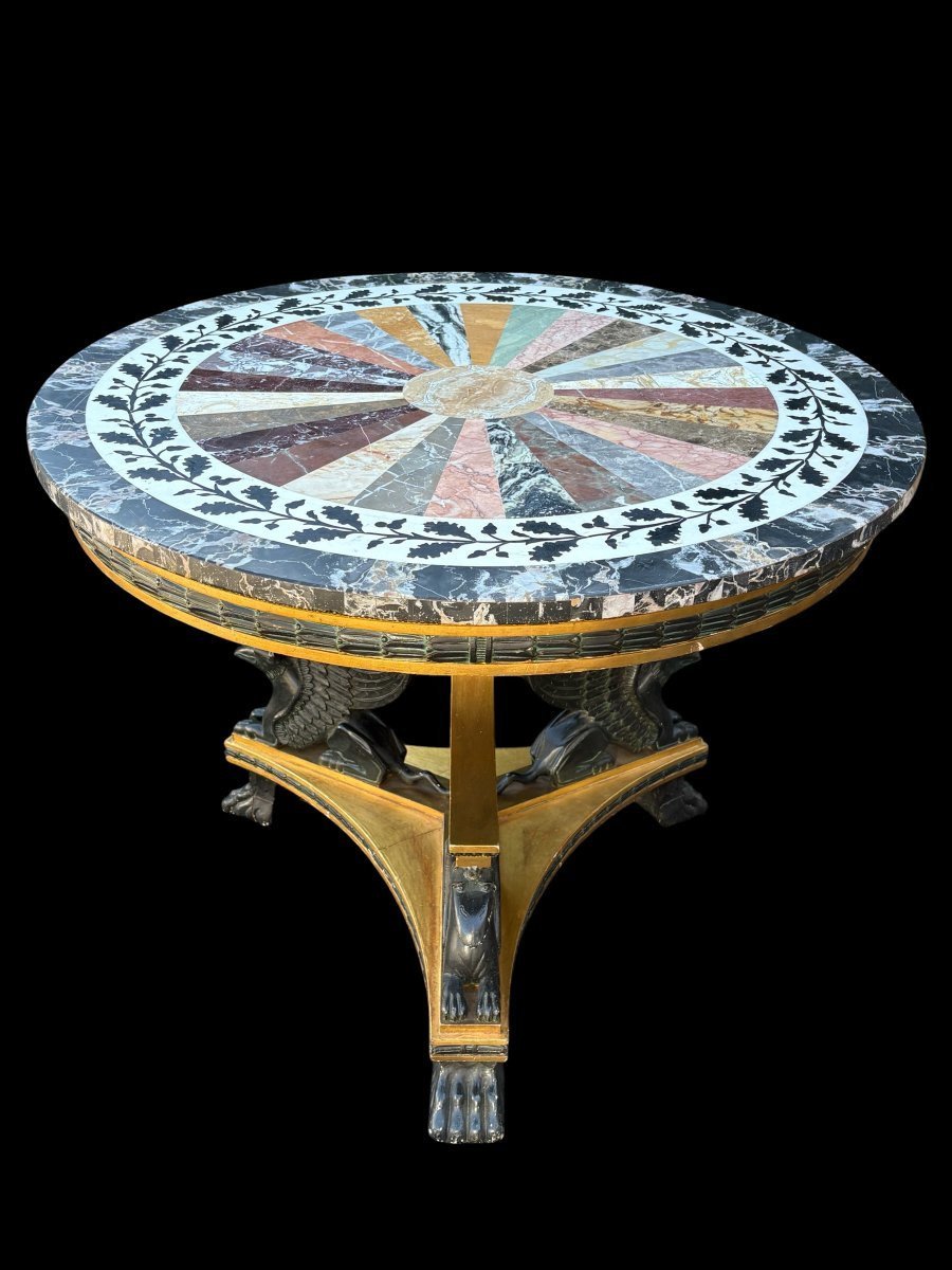 A Lovely Empire-style Pedestal Table, 1830–1840-photo-6
