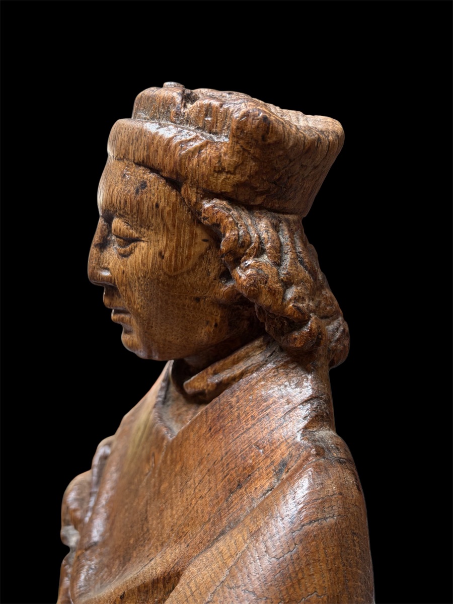 Detail; sculpture de Jan Borreman ,attribuée (dynastie des Borremans) , Bruxelles vers 1480 -photo-5