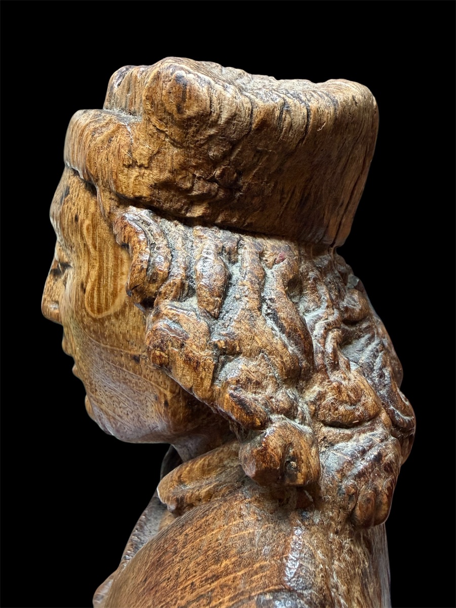 Detail; sculpture de Jan Borreman ,attribuée (dynastie des Borremans) , Bruxelles vers 1480 -photo-6