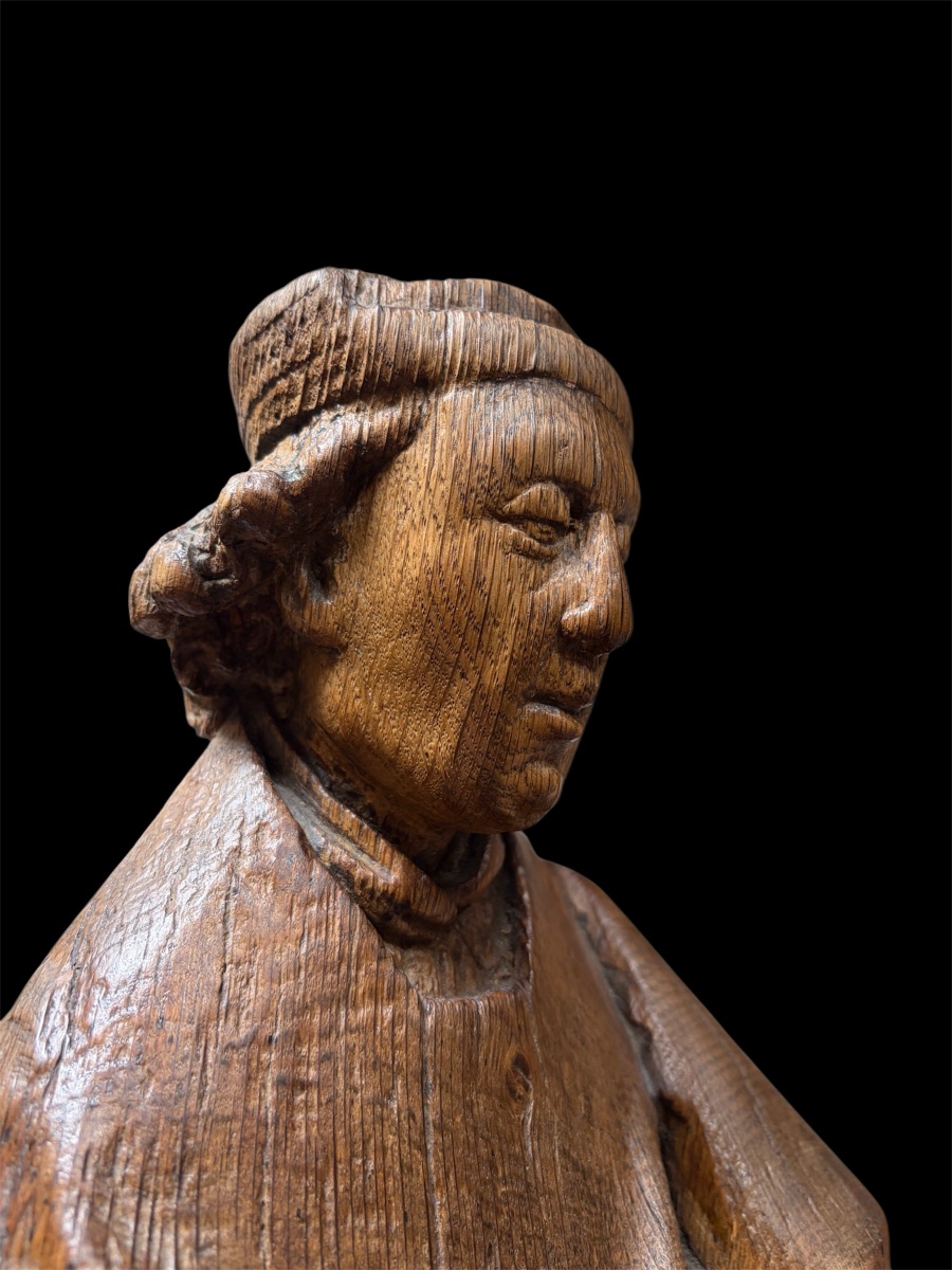 Detail; sculpture de Jan Borreman ,attribuée (dynastie des Borremans) , Bruxelles vers 1480 