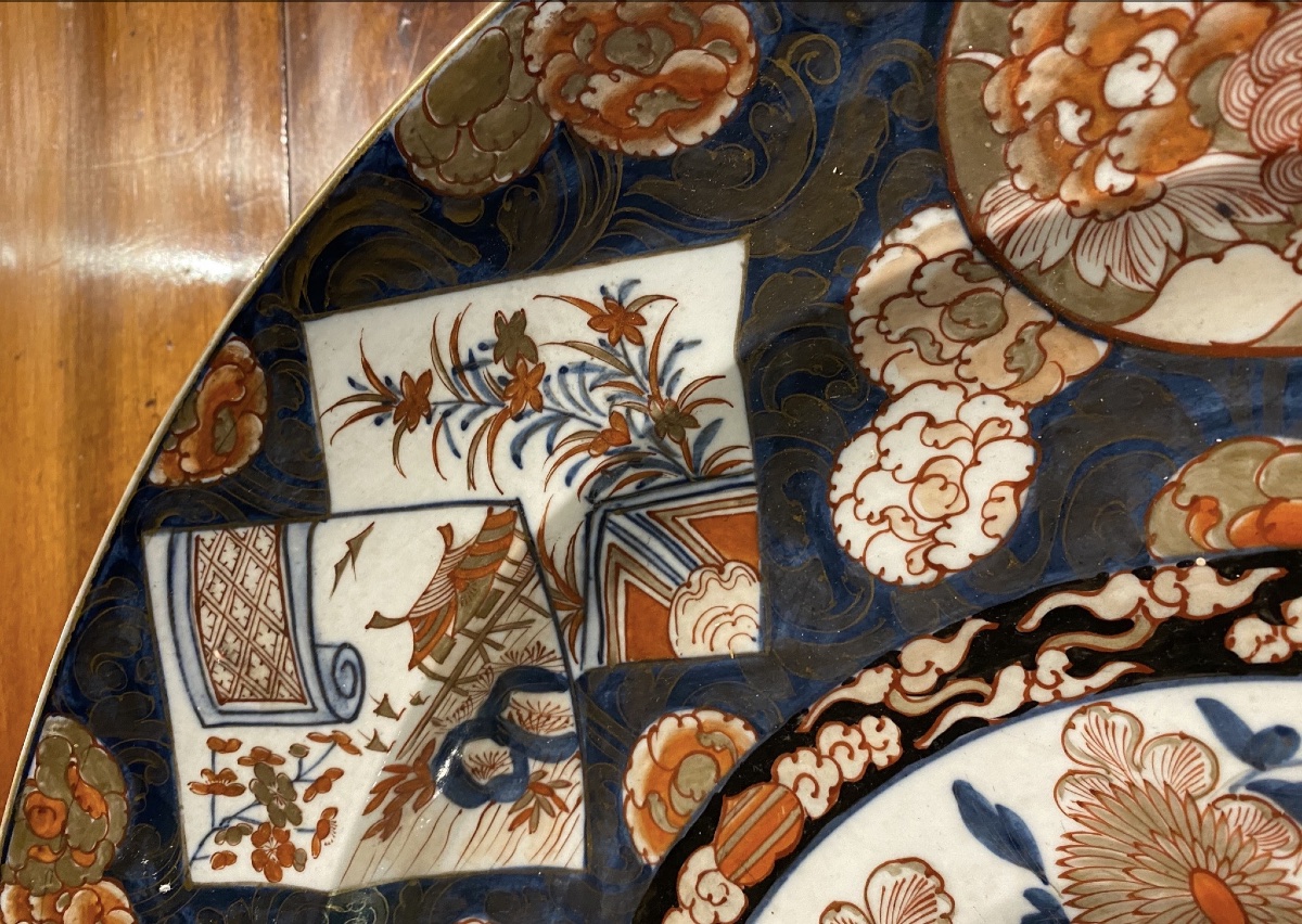 A Huge 55.5-cm Imari Plate From The 18th Century -photo-1