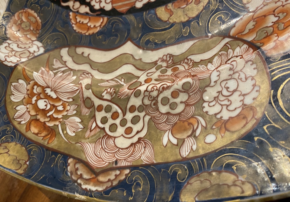 A Huge 55.5-cm Imari Plate From The 18th Century -photo-2