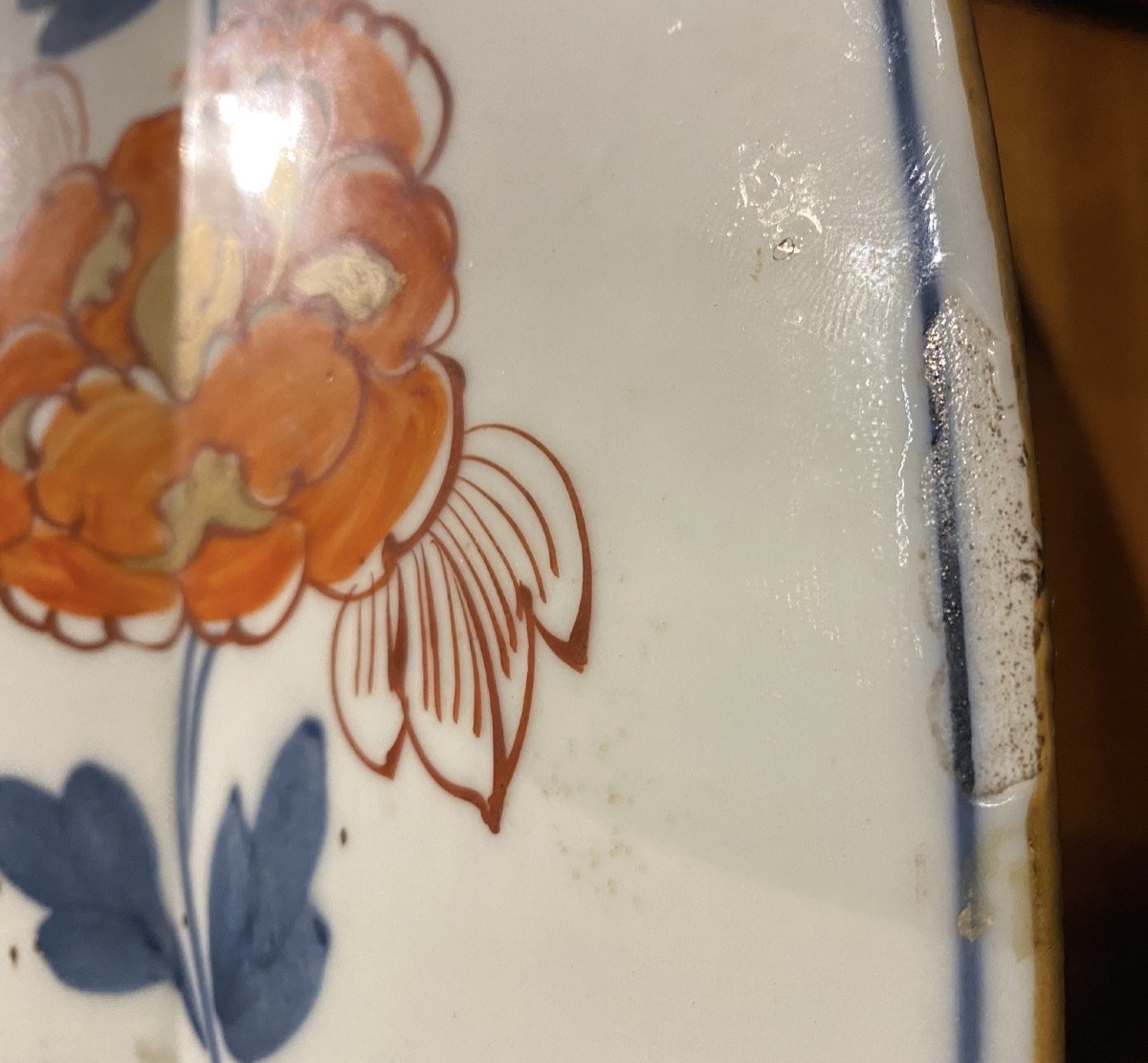 A Huge 55.5-cm Imari Plate From The 18th Century -photo-5