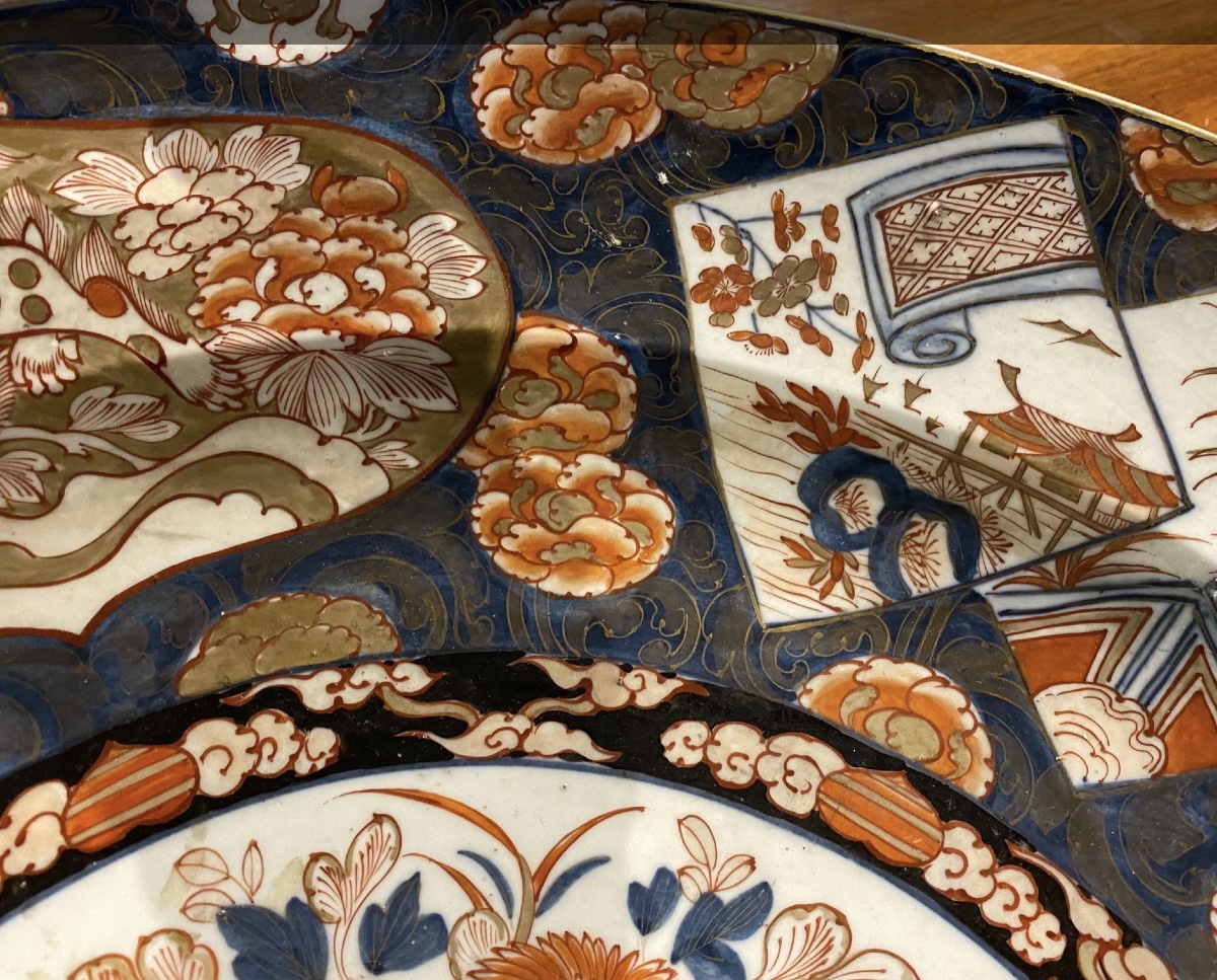 A Huge 55.5-cm Imari Plate From The 18th Century -photo-6