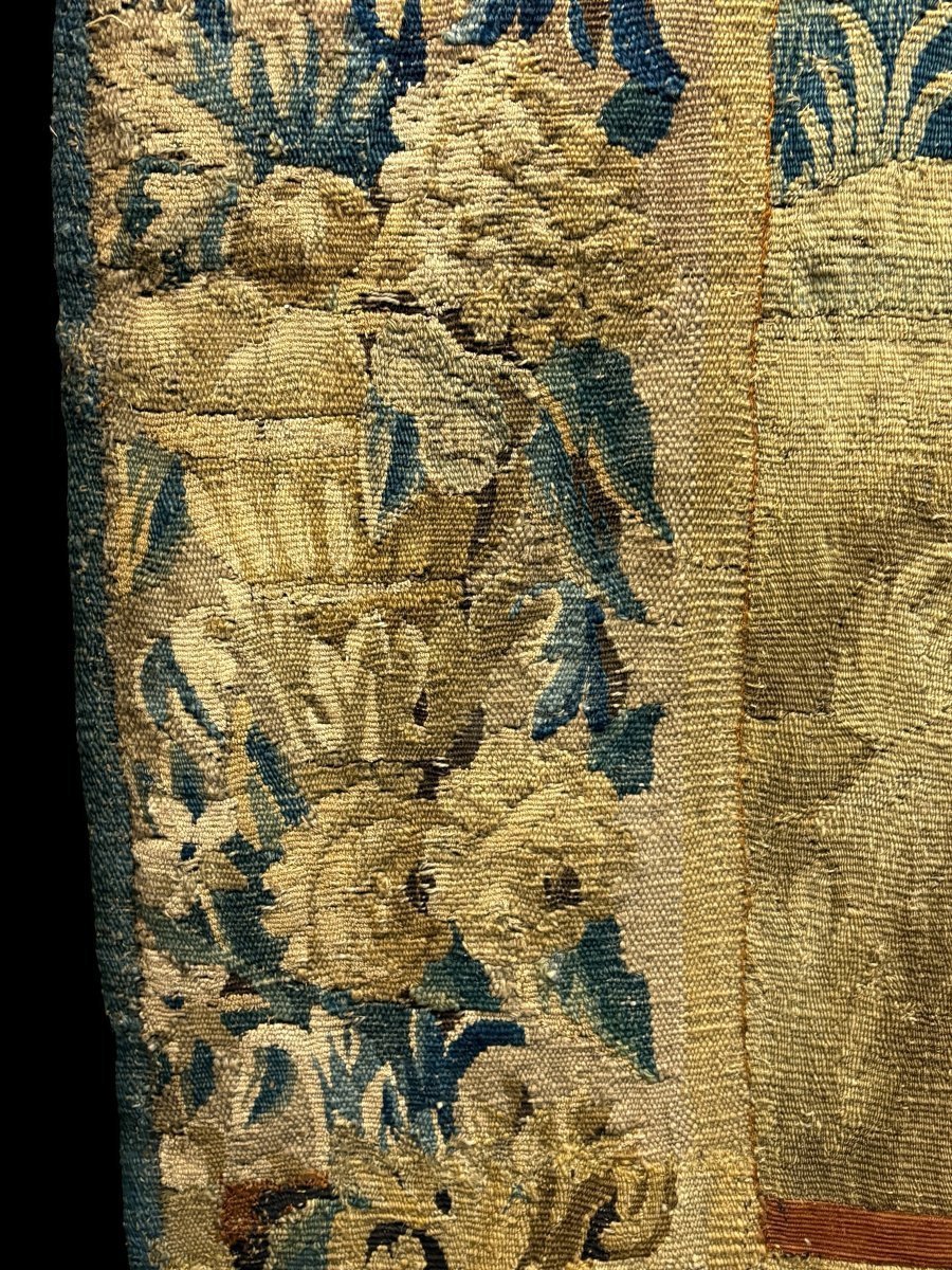 17th-century Flemish "verdure" Wool Tapestry. (290 X 290 Cm)-photo-6