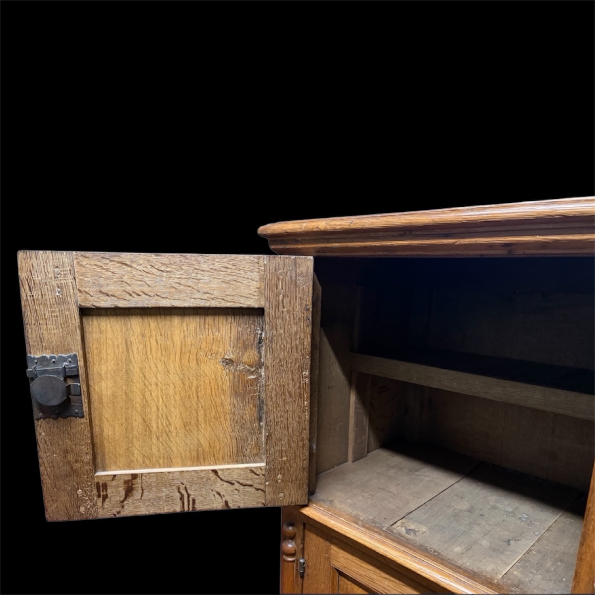 A Four-door Cabinet Made Of Bleached Oak -photo-5