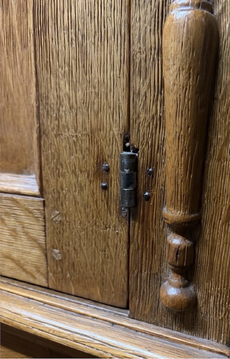 A Four-door Cabinet Made Of Bleached Oak -photo-6