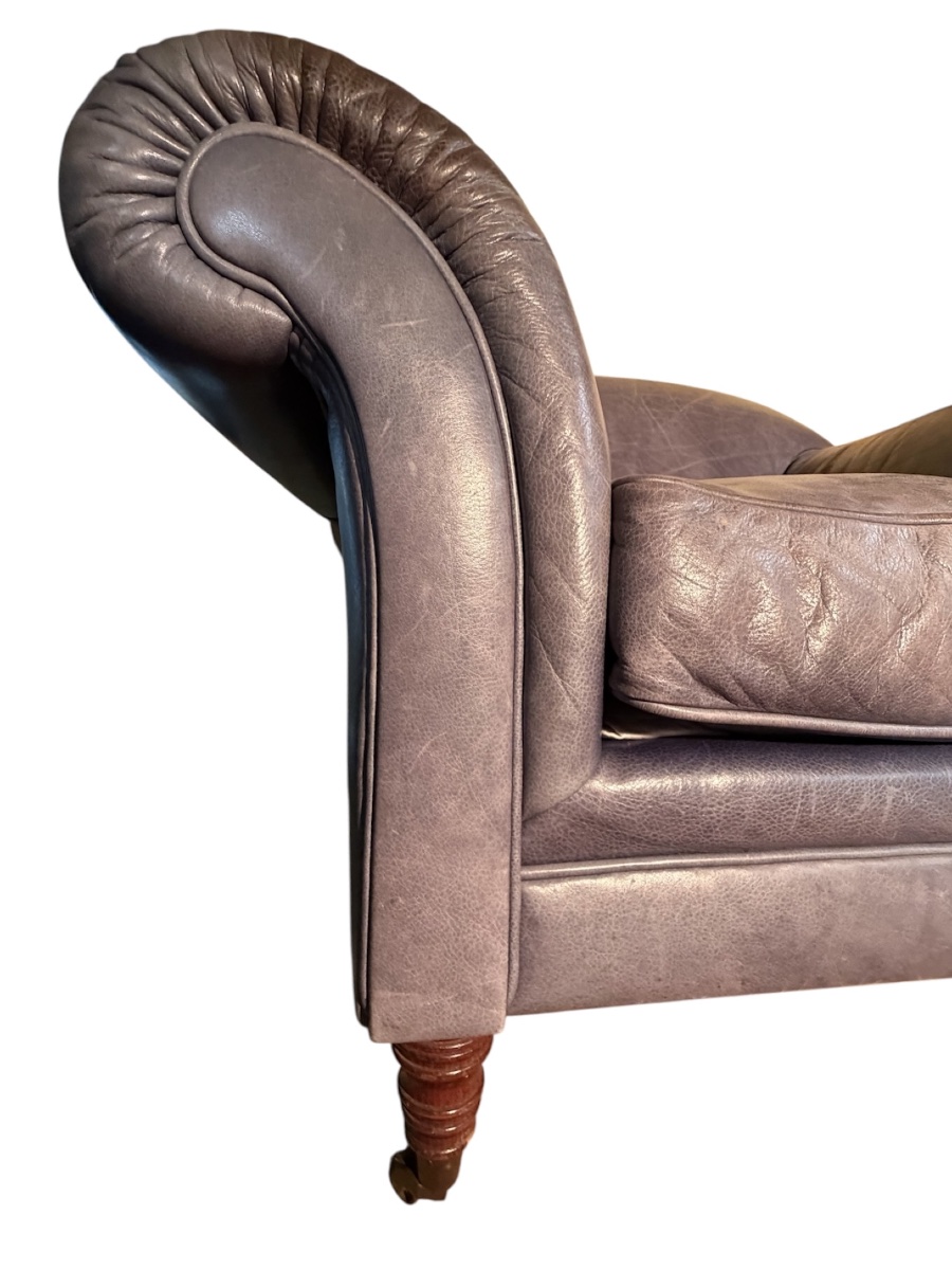 Grand fauteuil en cuir très confortable -photo-3
