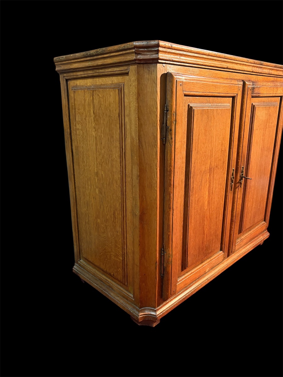Jolie petite meuble de rangement en bois de chêne -photo-2