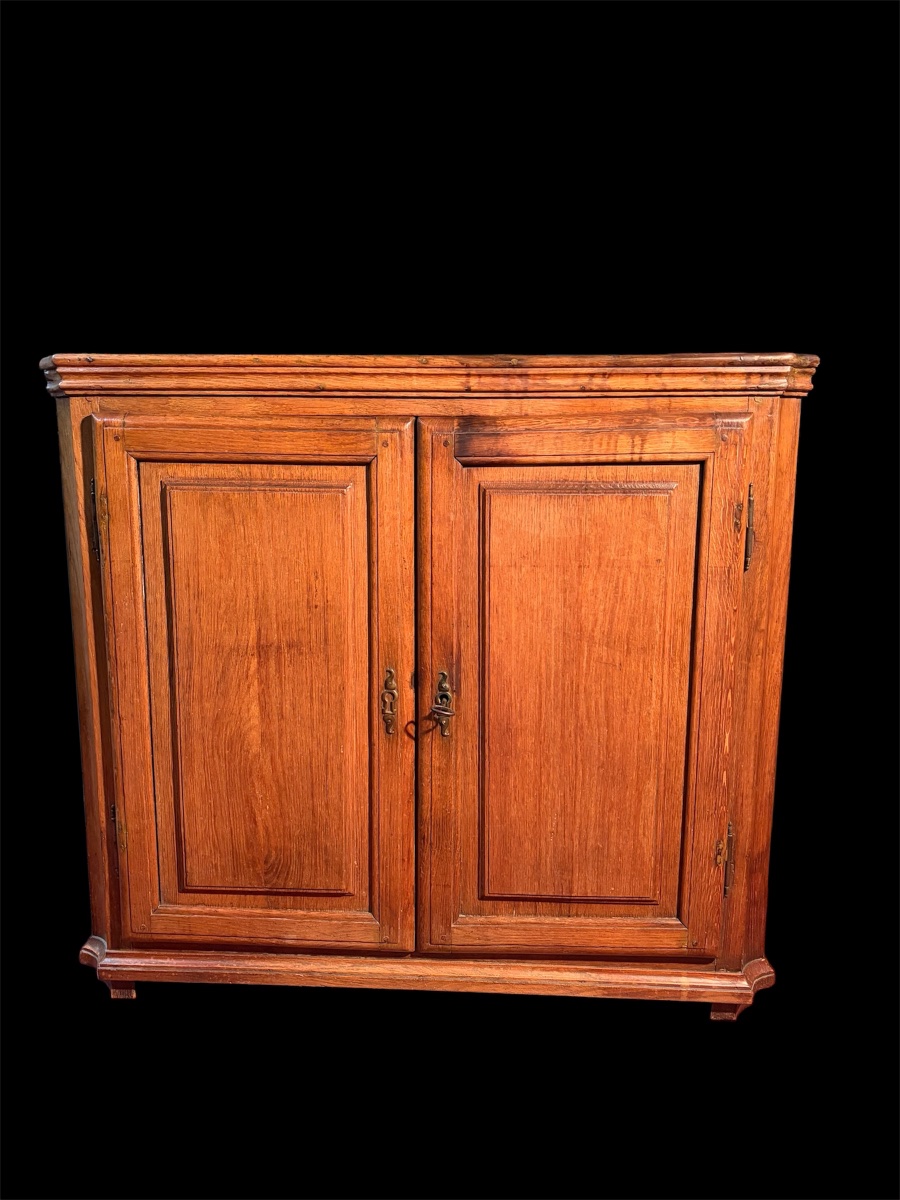Jolie petite meuble de rangement en bois de chêne -photo-3