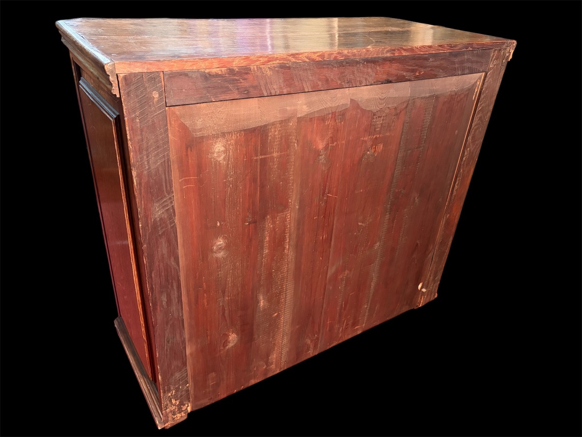 Jolie petite meuble de rangement en bois de chêne -photo-1