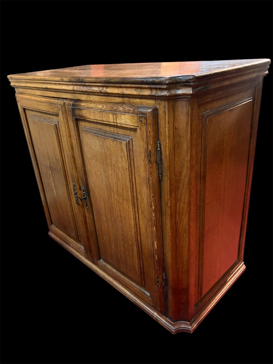 Jolie petite meuble de rangement en bois de chêne -photo-2