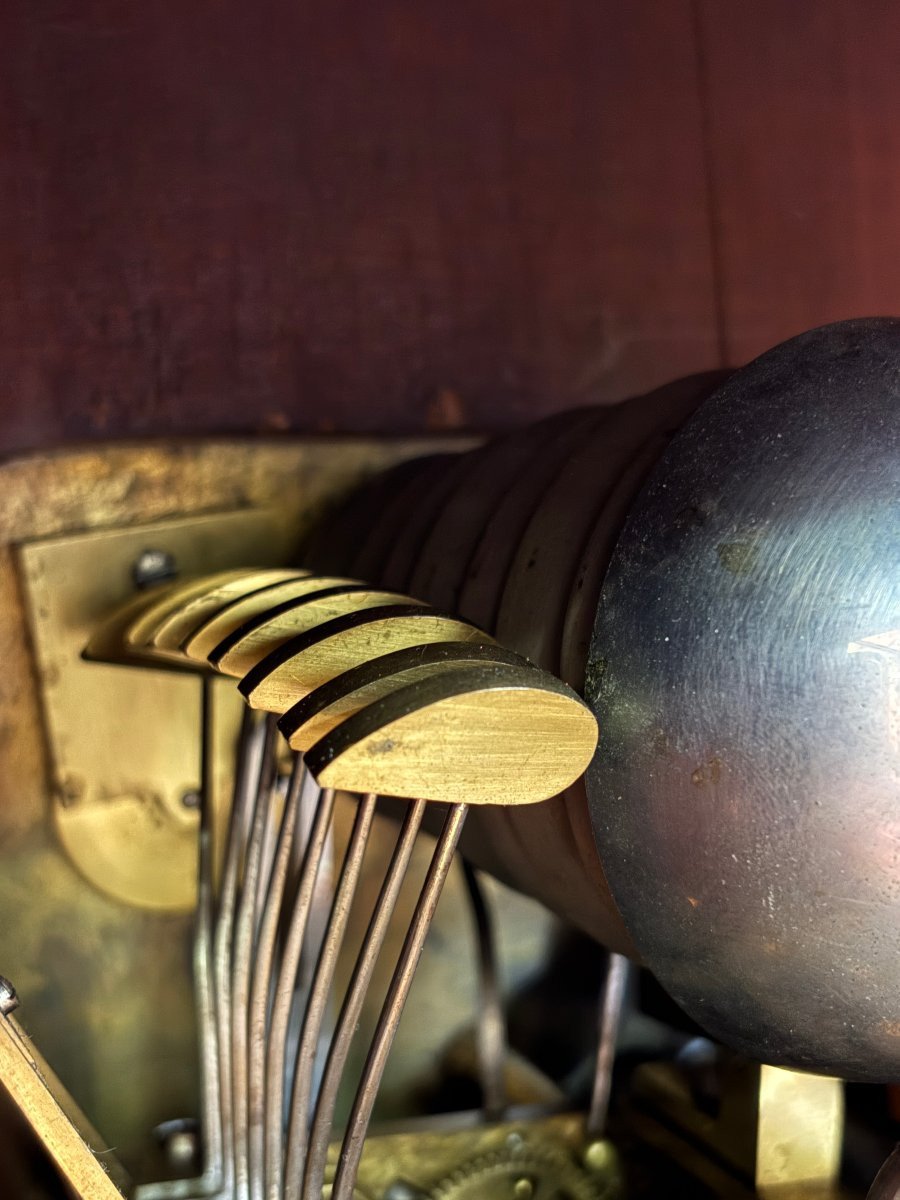 "8-bell" Clascow Bracket Clock, 19th Century.-photo-4