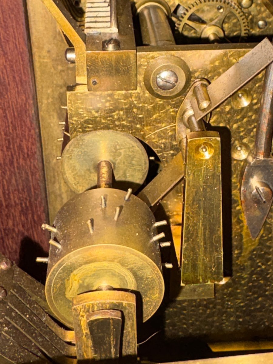 "8-bell" Clascow Bracket Clock, 19th Century.-photo-5