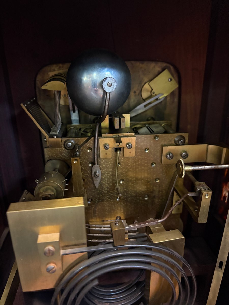 "8-bell" Clascow Bracket Clock, 19th Century.-photo-7