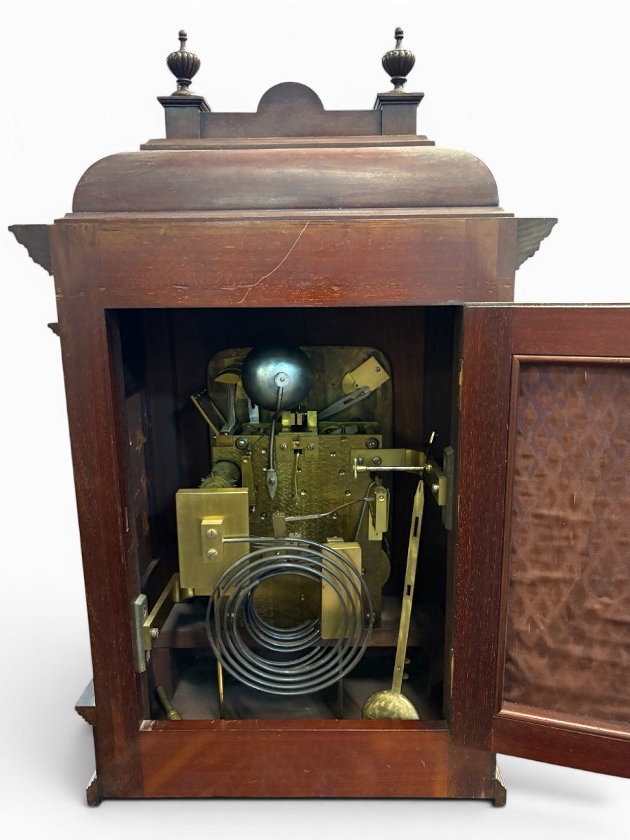 "8-bell" Clascow Bracket Clock, 19th Century.-photo-8