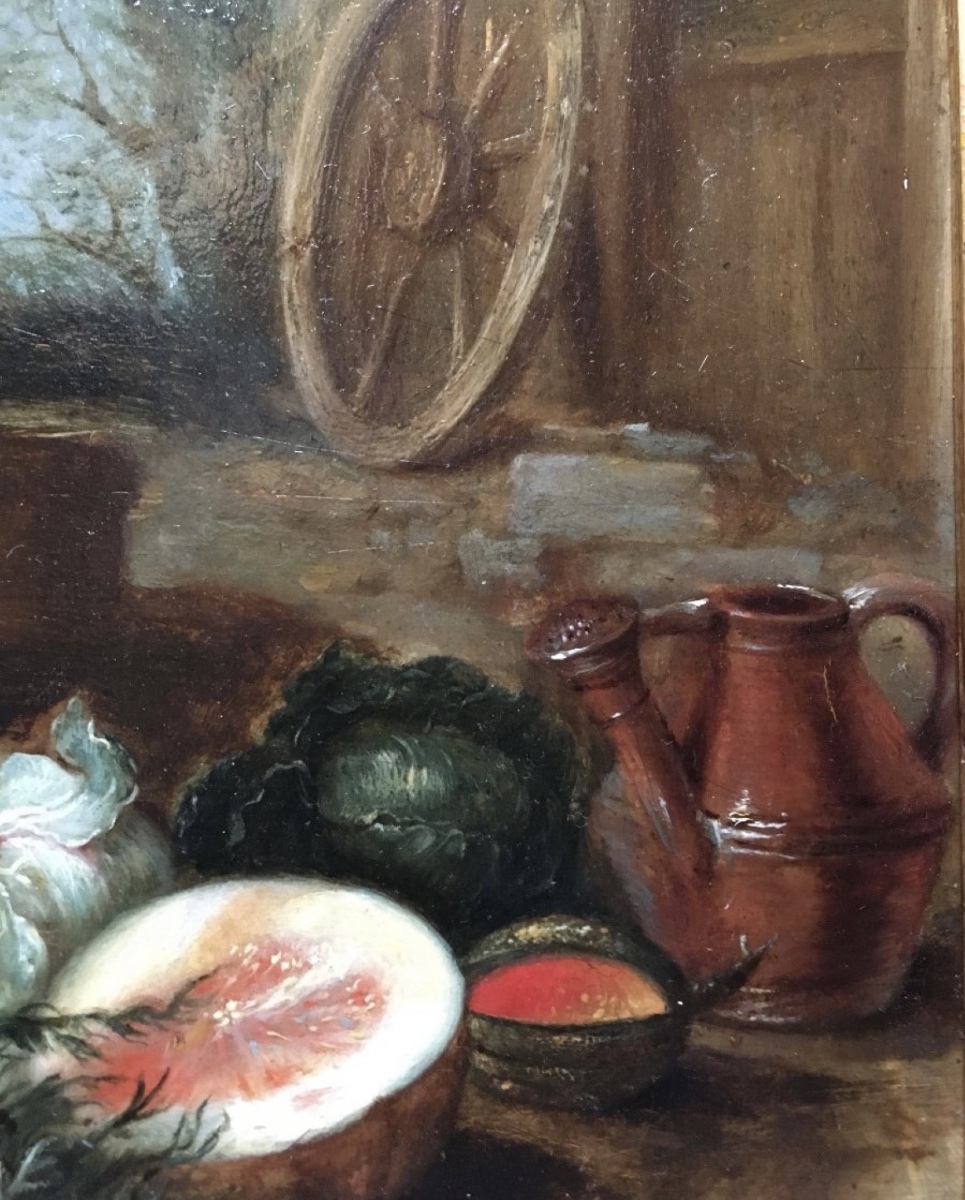 Painting On Panel By Willem Kalf, Circa 1642, Near Paris -photo-3