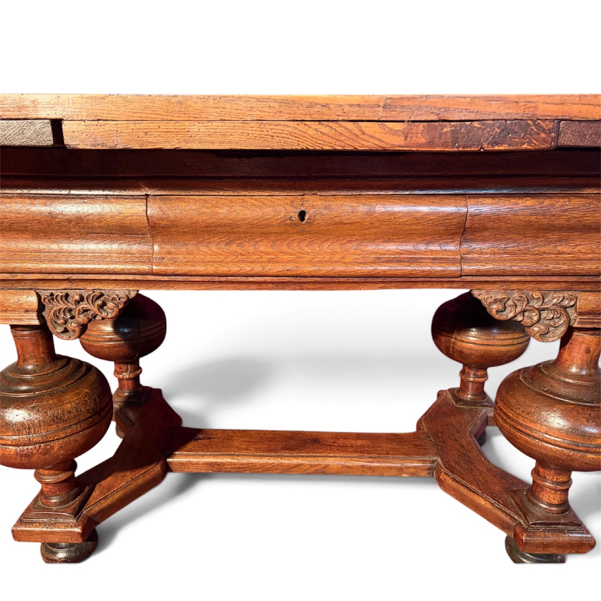 A 17th-century Baroque Table With Ball-shaped Legs.-photo-7