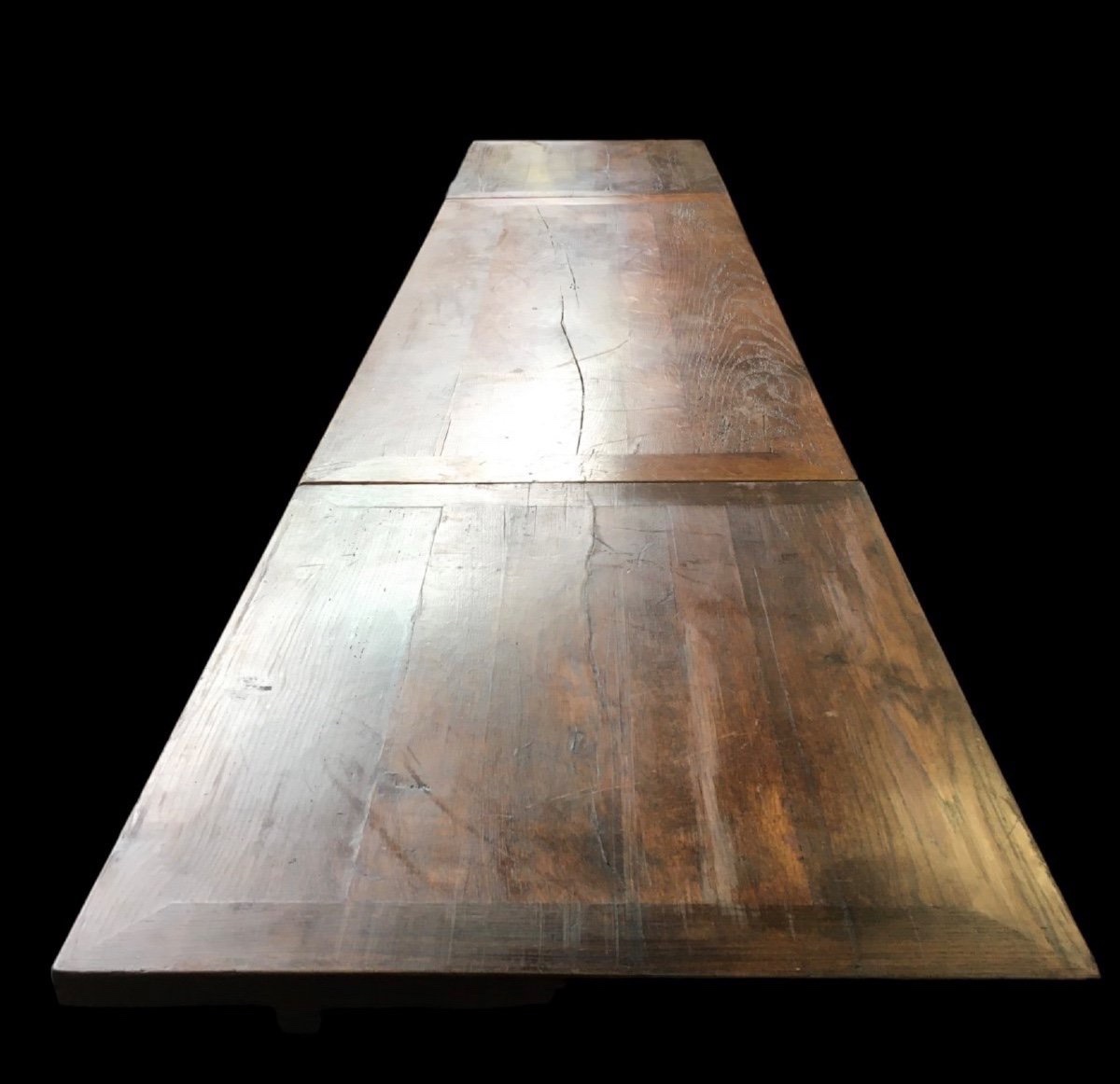 Un très grande table à chêne, longueur 400 cm extension.-photo-5