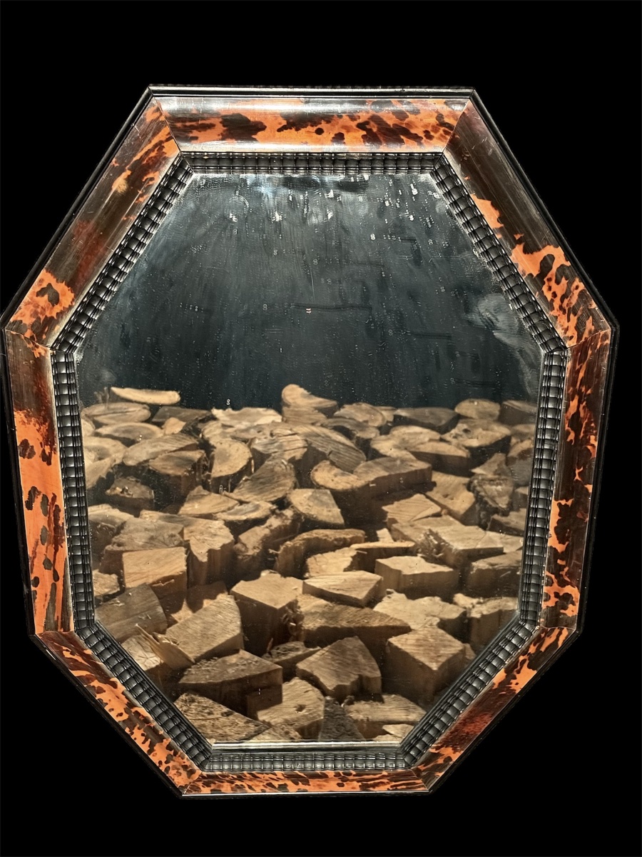 Tortoiseshell Mirror/frame, Circa 1920 -photo-4