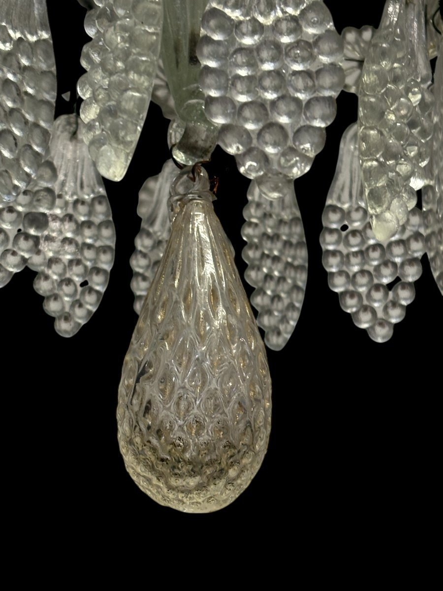 Grand lustre Liégeois à 8 bras, XIXe siècle (112 cm).-photo-6