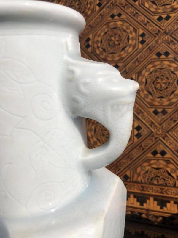 Paire De Vases Asiatiques En Porcelaine 19ème.-photo-3