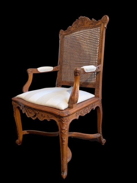 Pair Of 19thc Regency Style Armchairs.-photo-5