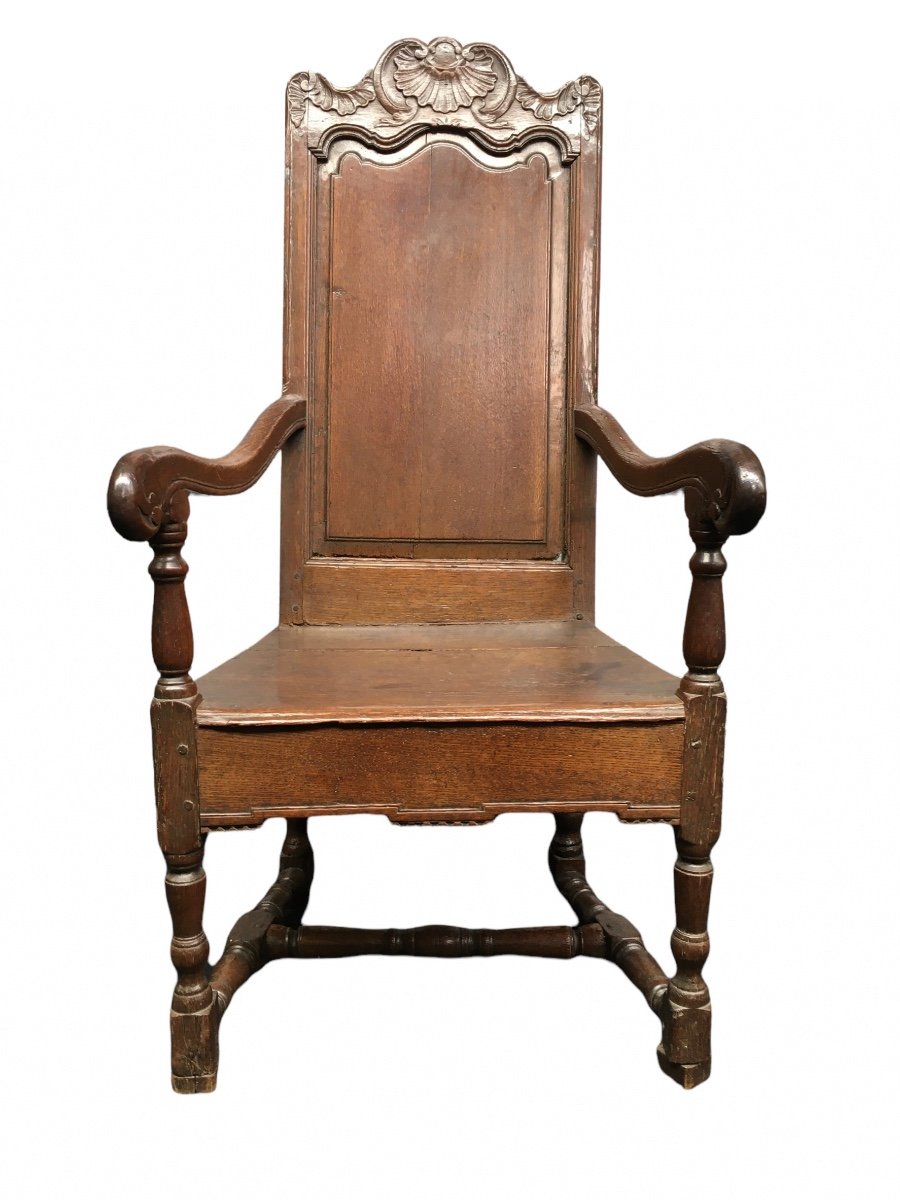 An 18th Century Oak Chair-photo-2