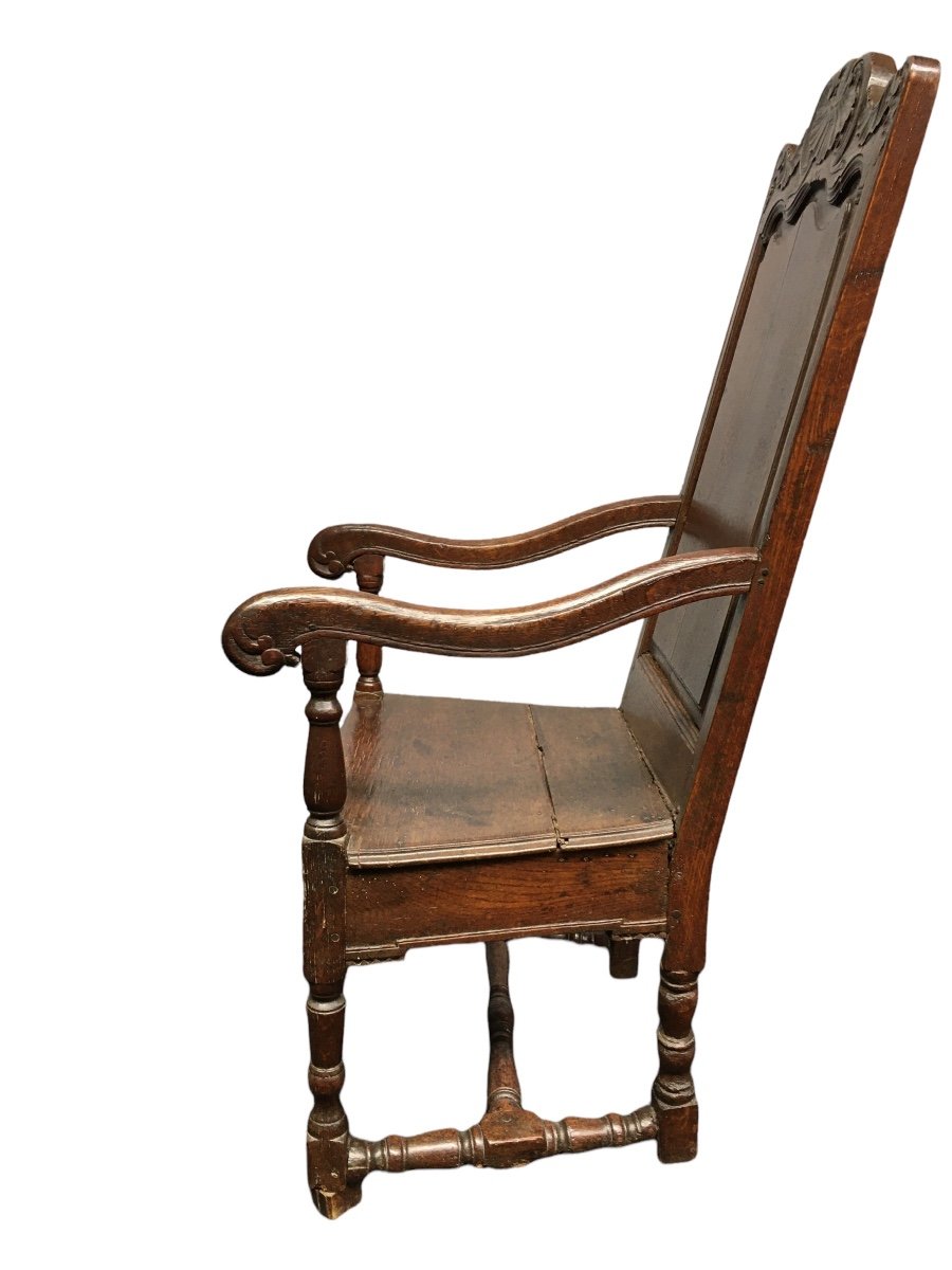 An 18th Century Oak Chair-photo-3