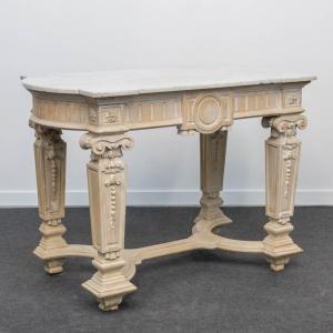 Decorative Console In Carved Wood Louis XVI Style, 19thc.