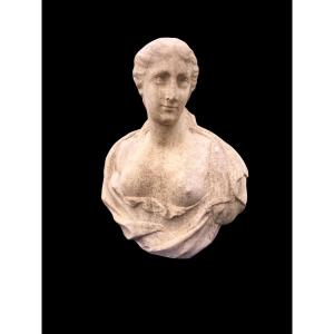 Buste d’Aphrodite, Marbre Venise 17e Siècle 