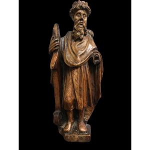 Statue en bois sculpté vers 1700