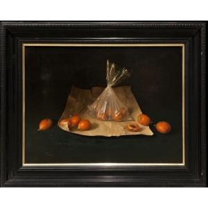 Peinture très réaliste année 1980 