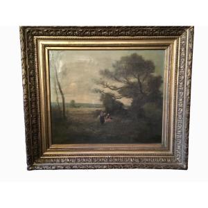 Deux peintures de Laure Lacombe 1834-1923 Français 