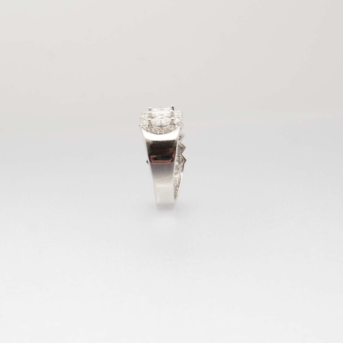 Navette Diamond And Diamond Ring-photo-3