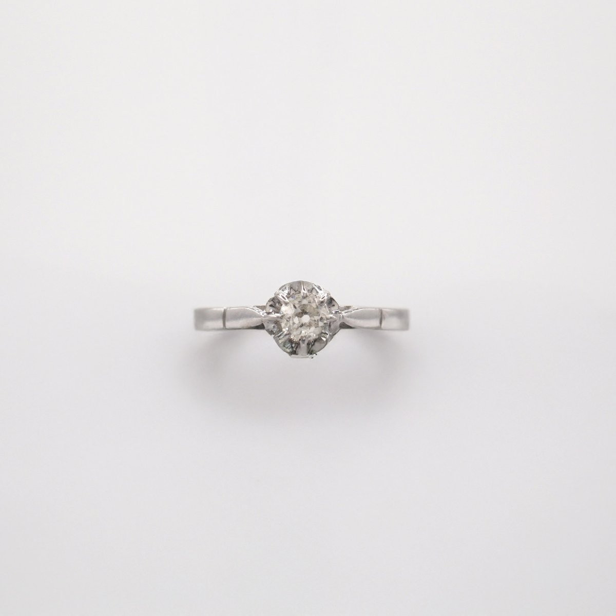 Solitaire Or gris 18cts-photo-2