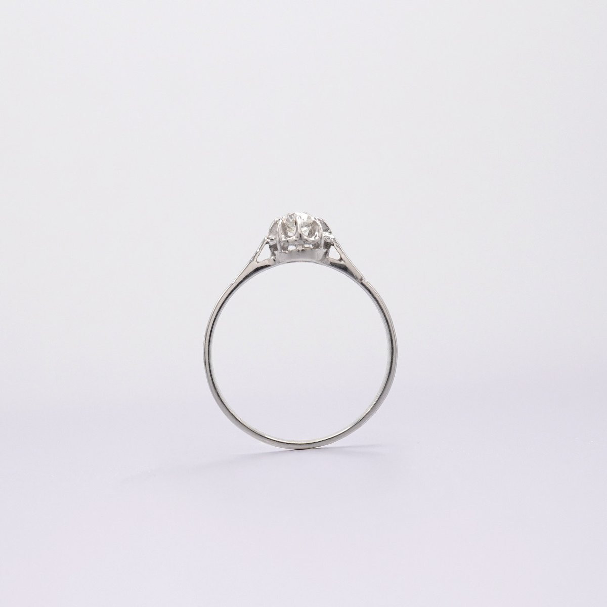 Solitaire Or gris 18cts-photo-3