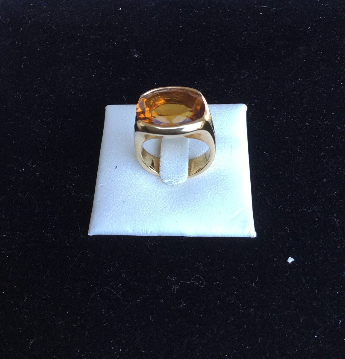 Gold And Topaz Ring